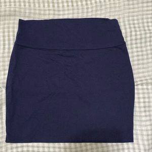 Navy Blue sexy mini skirt. Perfect condition. Never worn.
